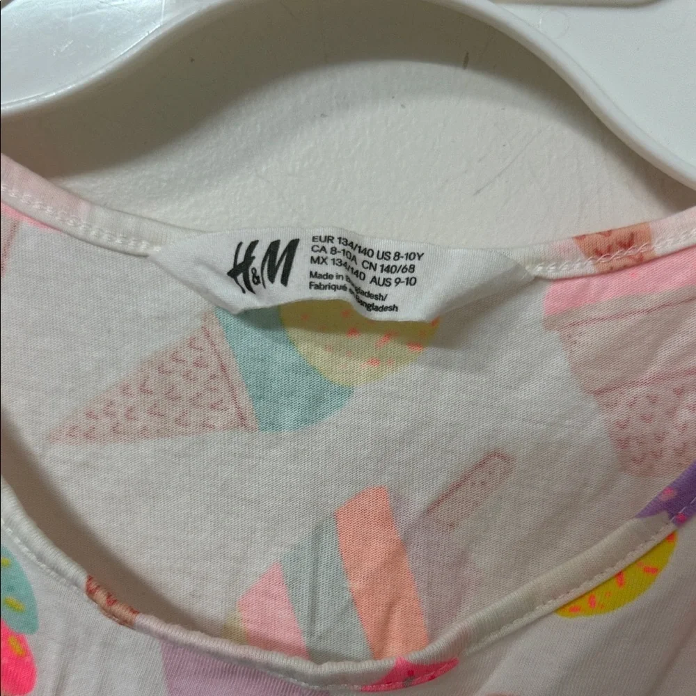 H&M Multicolor Ice Cream Print Kids Dress